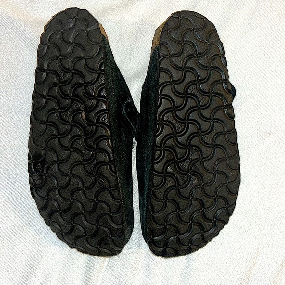 Birkenstock Boston Fur Lined Shearing Sandals/ Clog Shoes (Black) size 37 - Picture 3 of 11